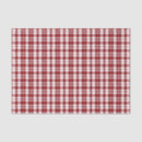 Search for red and white gingham tissue paper Lumberjack