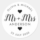 Search for last name stickers Elegant