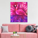 Search for whimsical pink flamingo art Flamingos