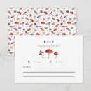 Search for mushrooms rsvp cards Rustic
