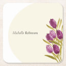 Recherche de fleur tulipe dessous de verres Floral