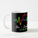 Search for autism awareness month mugs Heart