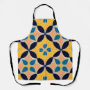 Search for retro geometric patterns aprons Colourful