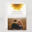 Search for sunflower save the dates Rustic