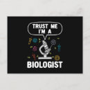 Search for biologists postcards Science