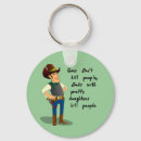 Search for redneck round keychains Humour
