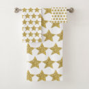 Search for stars bath towels Glittery