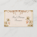 Recherche de mariage antique cartes visite Fleurs