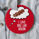 Search for i love bacon buttons Meat