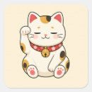 Search for cute maneki neko stickers Kawaii