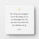 Search for motivational plaques Bible verse