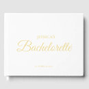 Search for bachelorette guest books Bride