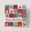 Recherche de rétro noël badges Vintage