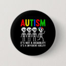 Search for autism disability buttons Pride