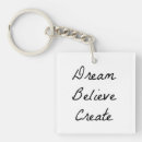 Search for believe in keychains Saying
