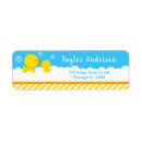 Search for bath return address labels Rubber ducky
