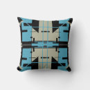 Recherche de turquoise et noir coussins Minimaliste