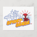 Recherche de spiderman cartes postales Dessin animé