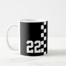 Search for black and white flag mugs Racing