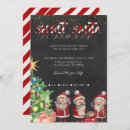 Search for secret santa exchange invitations Watercolor