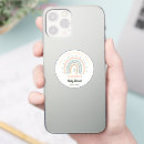 Search for rainbow shower stickers Baby shower thank you