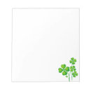 Recherche de trèfle blocsnotes Vert