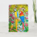 Search for tropical parrot cards Wildlife
