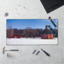 Search for barn in winter mousepads Farm
