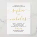 Search for minimal engagement party invitations Calligraphy