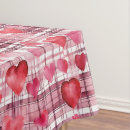 Search for red heart tablecloths Modern