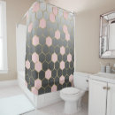 Search for black gold grey shower curtains Girly