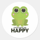 Search for happy frog stickers Animals
