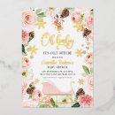 Recherche de rose gold baby girl shower invitations Oh bébé