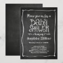 Recherche de tableau baby shower invitations Noir