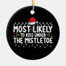 Search for kiss ornaments Xmas