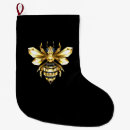 Search for bee christmas stockings Gold