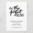 Search for the perfect blend invitations Script