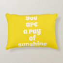 Search for sunshine yellow pillows Happy