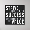 Search for success canvas prints Typography