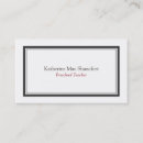 Search for black border business cards White