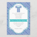 Search for greek key invitations Blue