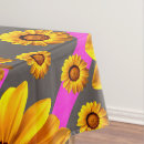Search for yellow and grey tablecloths Flower