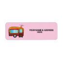 Search for camper return address labels Vintage