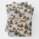 Search for village wrapping paper Winter