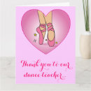 Search for dance teacher thank you cards Appreciation