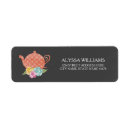 Search for chalkboard floral return address labels Shower