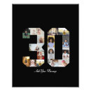 Search for 30th anniversary posters Black and white
