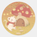 Search for vintage mushroom stickers Fall