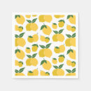 Recherche de motif fruit serviettes Citron