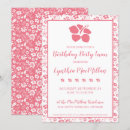 Recherche de hibiscus anniversaire invitations Floral